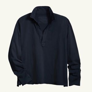 Frank & Eileen popover Navy pullover